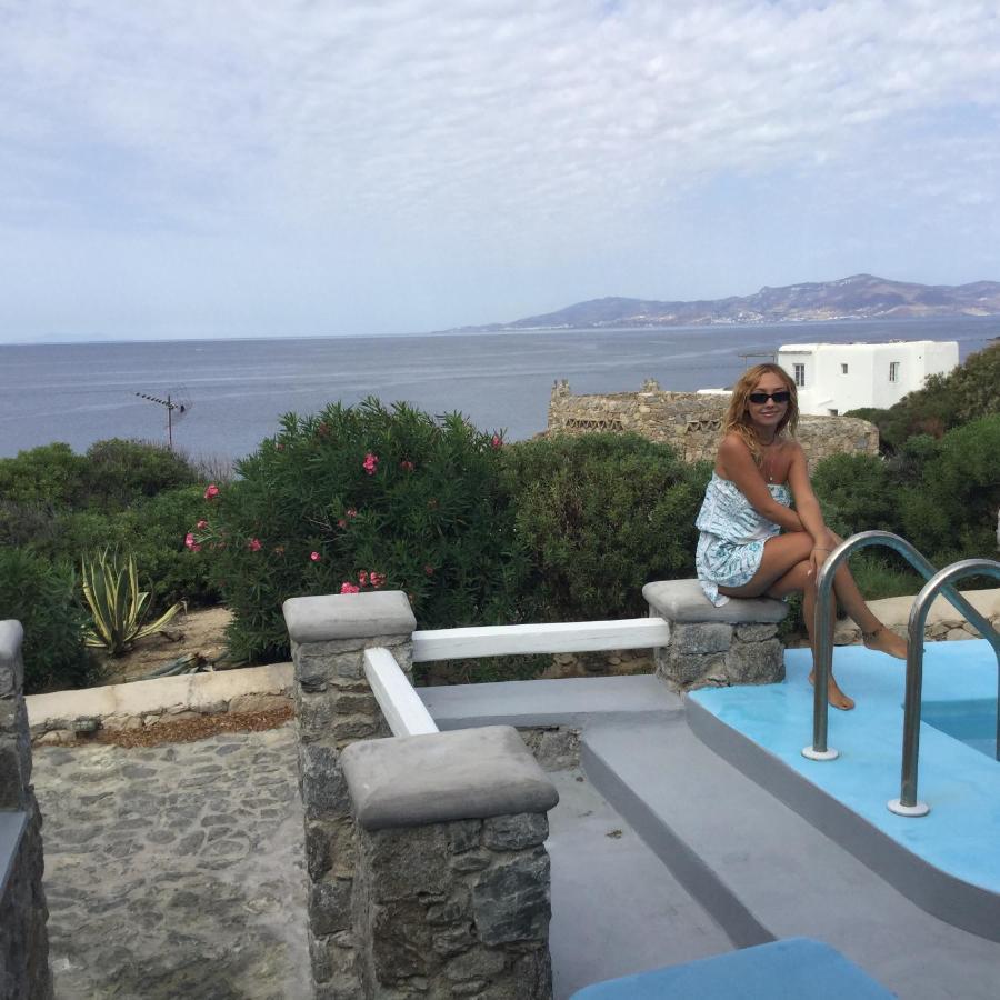 ホテル Poseidon Secret Blue Pools オルノス エクステリア 写真