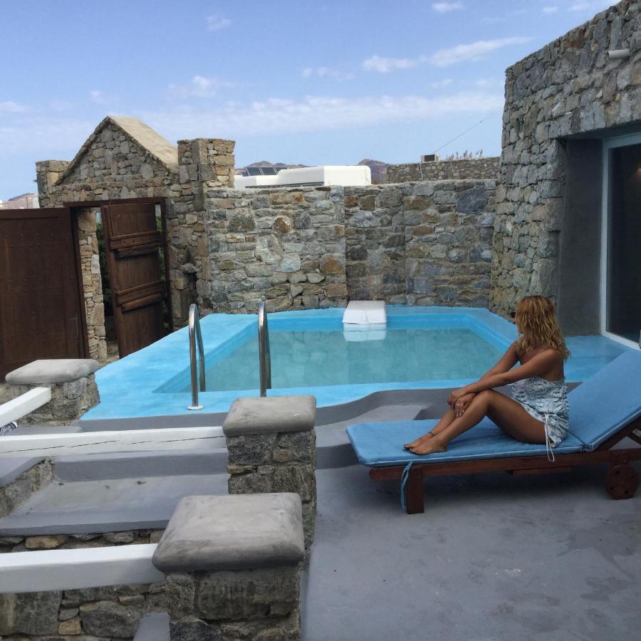 ホテル Poseidon Secret Blue Pools オルノス エクステリア 写真